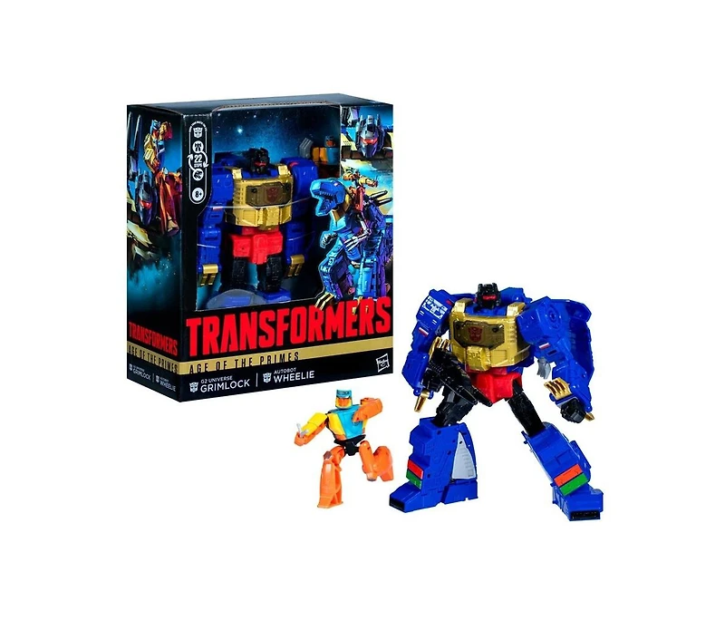 Transformers G2 Universe Grimlock with Autobot Wheelie Leader Class | Transformers: Age of the Primes | Hasbro, Takara Tomy
