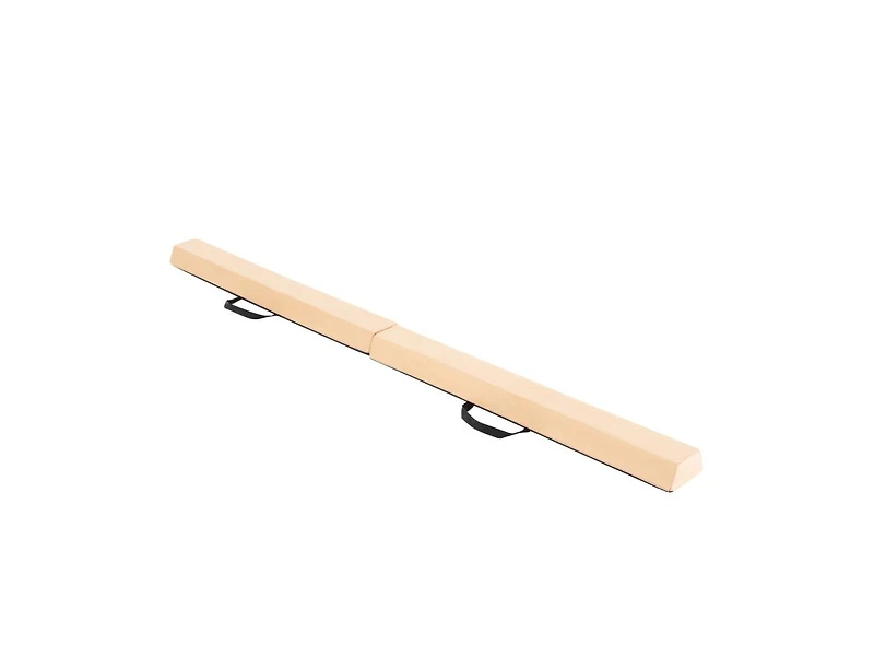 7 Feet Folding Balance Beam with Removable Suede Cover and Non-Slip Bottom