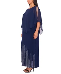 Msk Plus-Size Women's Faraj Maxi Dress