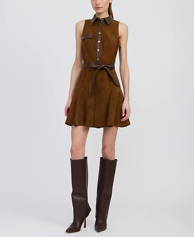 En Saison Women's Eloise Sleeveless A-Line Mini Dress