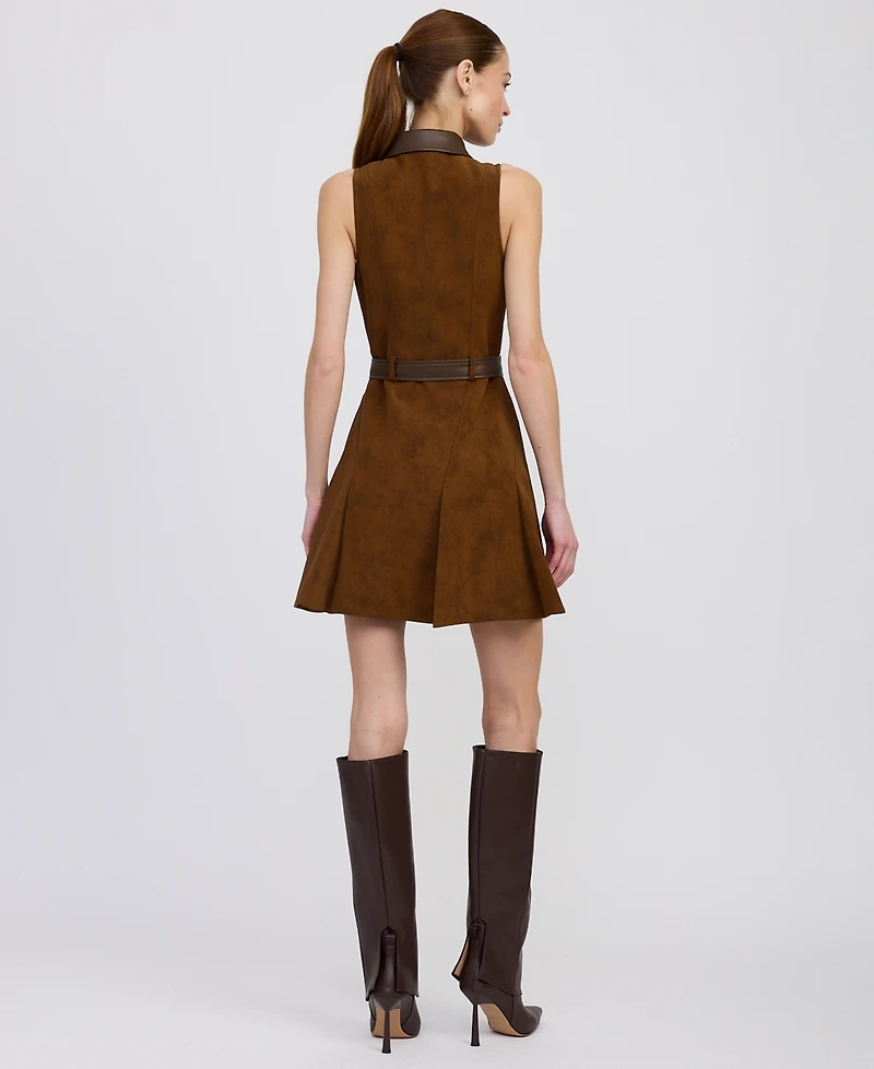 En Saison Women's Eloise Sleeveless A-Line Mini Dress