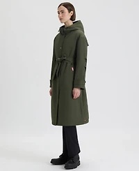 Hunter Women's Hooded Belt Trench Coat