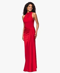 Betsy & Adam Women's Cowl Neck Dress