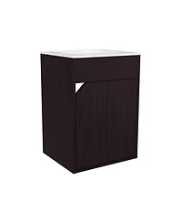 Fm Furniture Nelson Bathroom Floating Vanity, Wenge