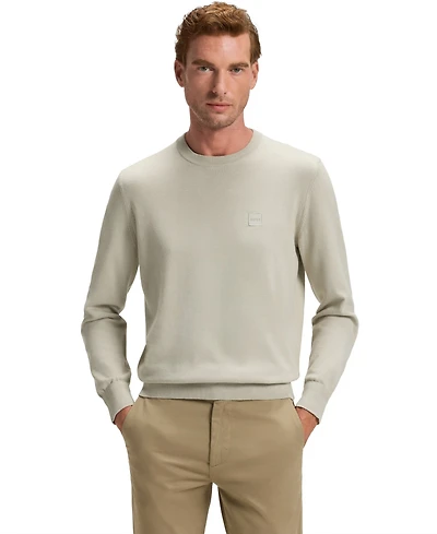 Boss by Hugo Boss Men's Cotton-Cashmere Regular-Fit Sweater