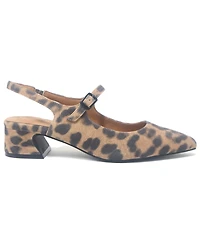 Gentle Souls Women's Gladys Fierce Felin Slingback Pumps