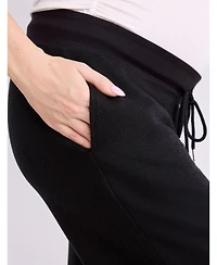 Women's Under the Belly Wide Leg Sweatpants - Motherhood Maternity