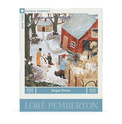 New York Puzzle Company Sugar Snow 500 Piece Puzzle