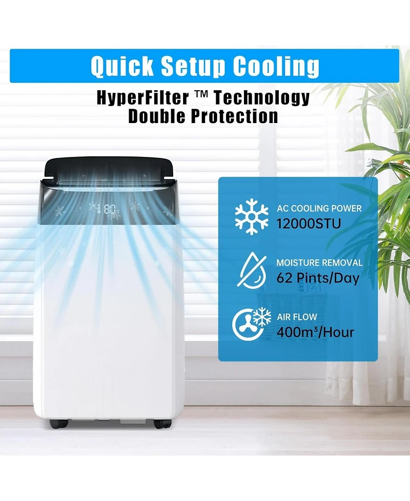 Gaomon 12,000 Btu Portable Air Conditioner