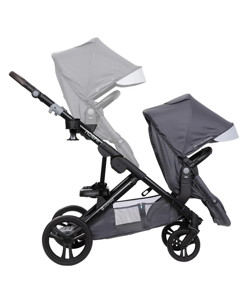 Baby Trend Baby Second Seat for Morph Single to Double Stroller - Dash Grey