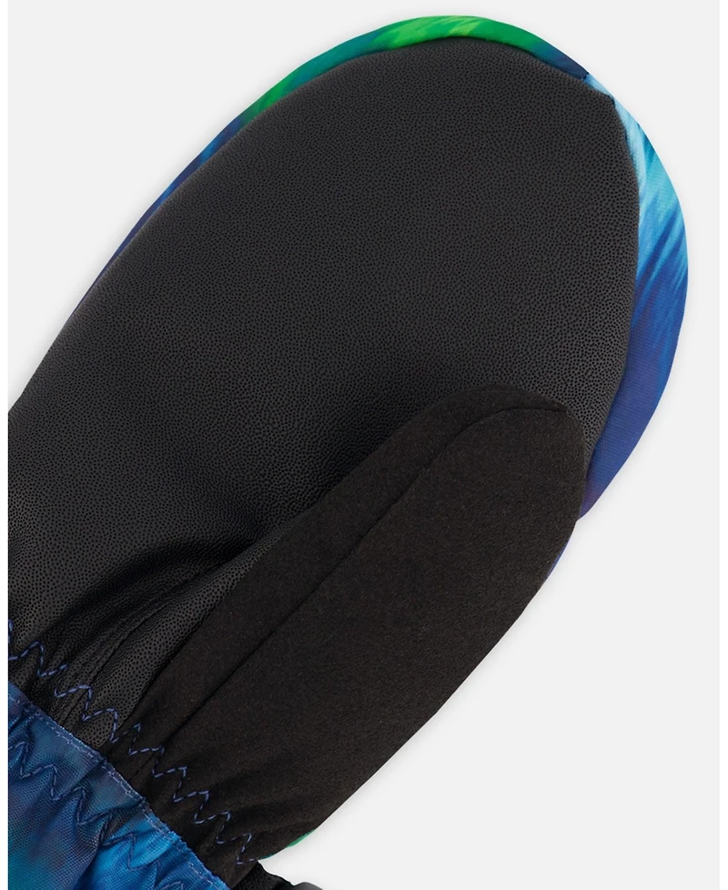 Deux par Boy Winter Mittens Teknik Aurora Borealis