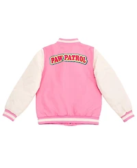 Paw Patrol Toddler Girls Varsity Bomber Jacket to