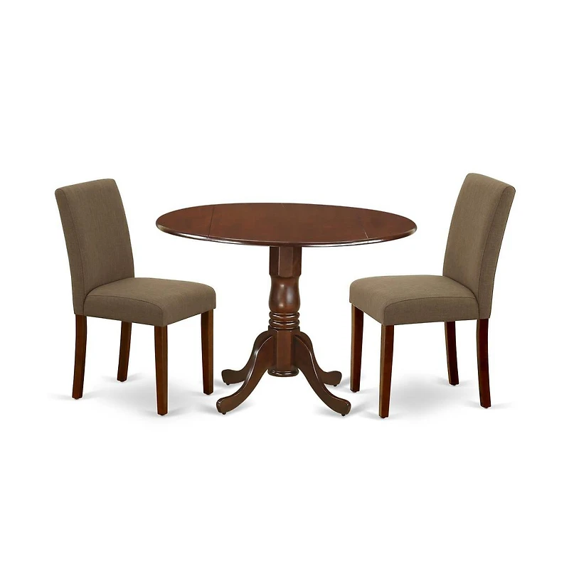 East West Furniture Dining Room Set Mahogany