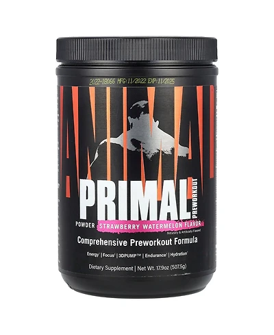 Animal Primal Preworkout Powder Strawberry Watermelon
