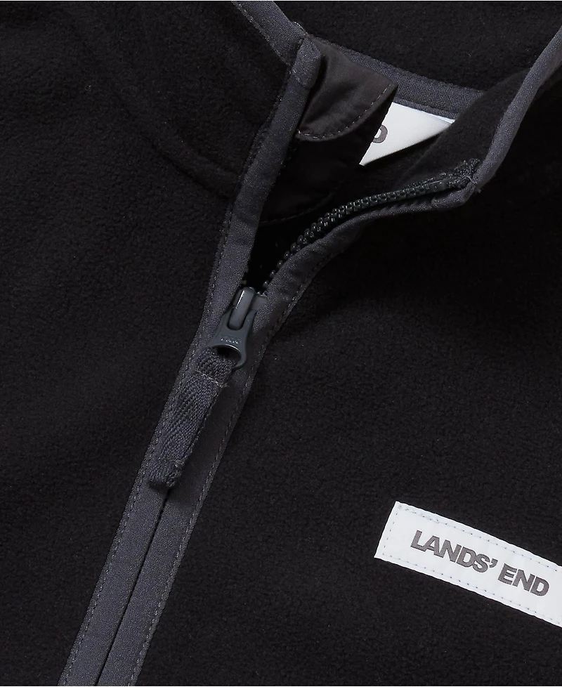 Lands' End Girls Fleece Full Zip Jacket