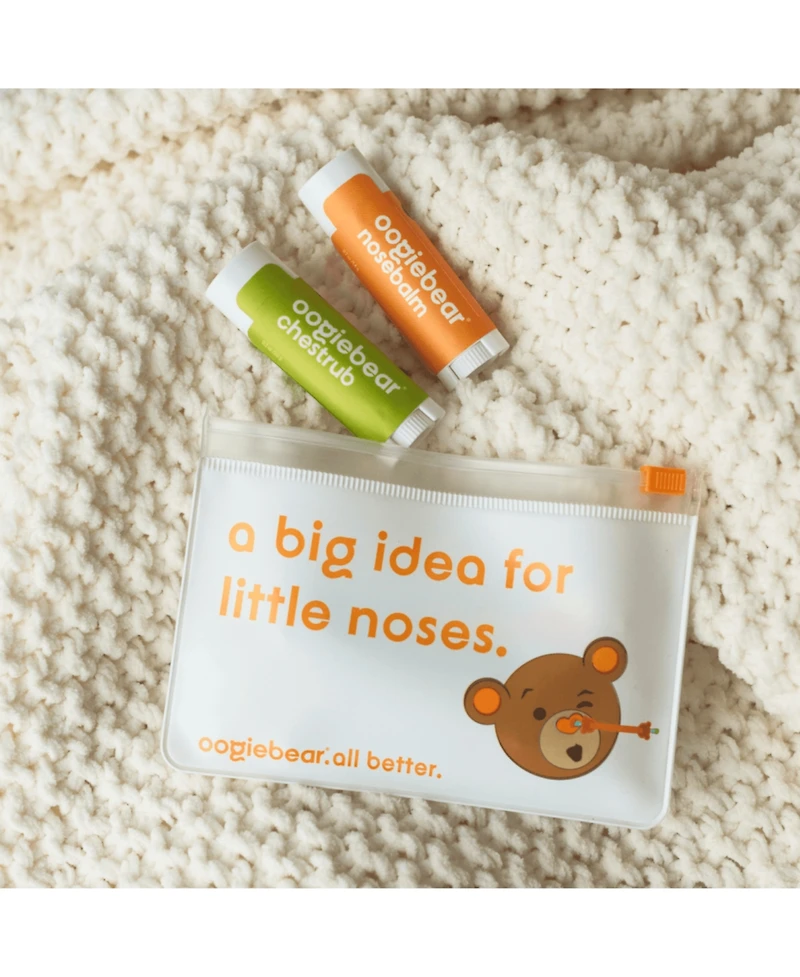 oogiebear Baby Mini nosebalm and chestrub kit