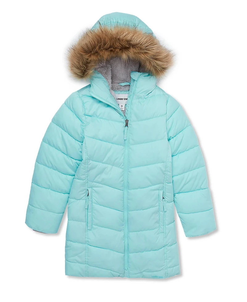 Lands' End Girls Fleece Lined Parka