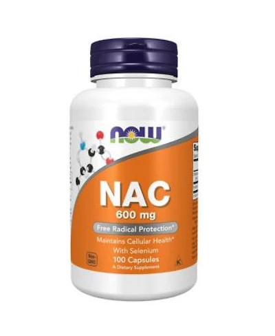 Now Foods Nac Acetyl Cysteine Nac 600 Mg 100 Caps