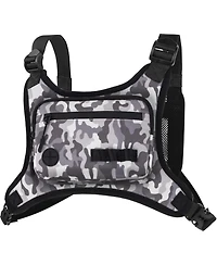 Running Chest Pack Lightweight: Outdoor Sports Vest Bag - Phone Holder Cycling Hiking Workout Skiing for Men Women(Navy)