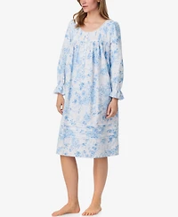 Eileen West Women's Long Sleeve Waltz Nightgown