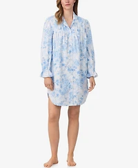 Eileen West Women's Long Sleeve Nightshirt