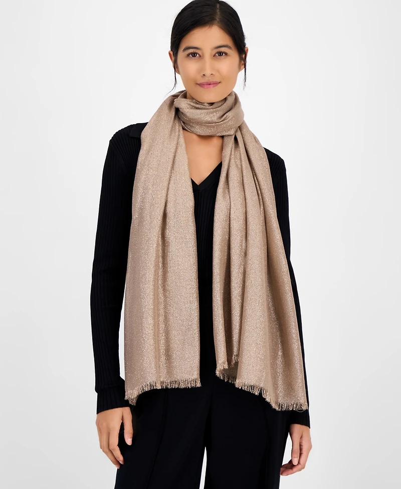 I.n.c. International Concepts Women's Shimmer Wrap Scarf, Created for Macy's