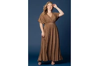 Kiyonna Plus Size Geneva Sparkling Evening Gown