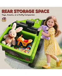 Qaba 12V Kids Electric Car w/ 2WD/4WD Switch, Remote Control, Camouflage