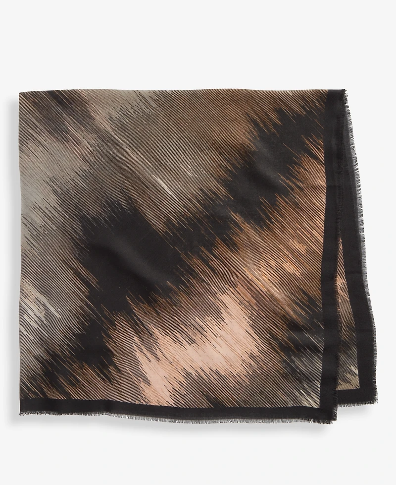 I.n.c. International Concepts Blur Dye-Print Square Scarf, Macy's Exclusive