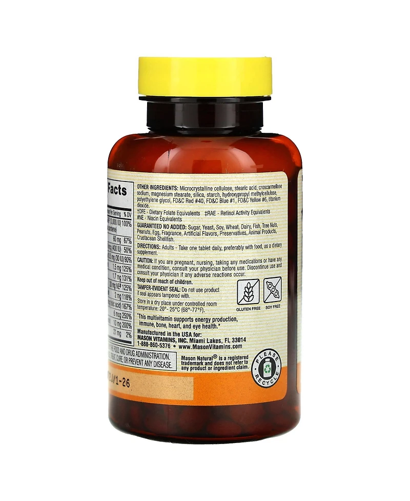 Mason Natural Mini Multi Vitamins