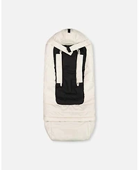 Deux par Deux Baby Unisex Evolutive Baby Footmuff Designed for Car Seat and Stroller Off-White - Baby|Toddler