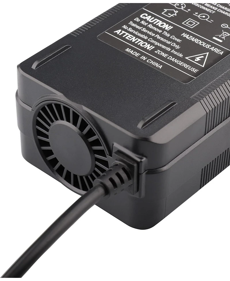Urbanmax 48V Lithium Battery Charger, 54.6V Output, Adapter for 13 Series 25Ah-14Ah Lithium Batteries