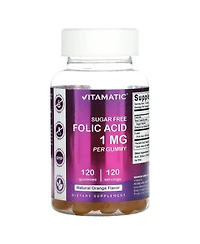 Vitamatic Sugar Free Folic Acid Natural Orange 1 mg