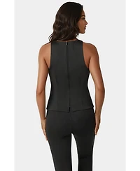 Bebe Bow Halter Neck Top