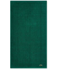 Lacoste Home Heritage Croc Scale Cotton Bath Towel, 30" x 56"
