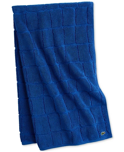 Lacoste Home Heritage Croc Scale Cotton Bath Towel, 30" x 56"