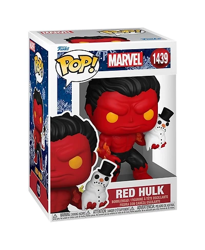Funko Marvel 1439 Red Hulk Holiday Pop Vinyl Bobblehead