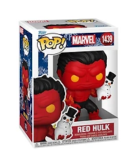 Funko Marvel 1439 Red Hulk Holiday Pop Vinyl Bobblehead