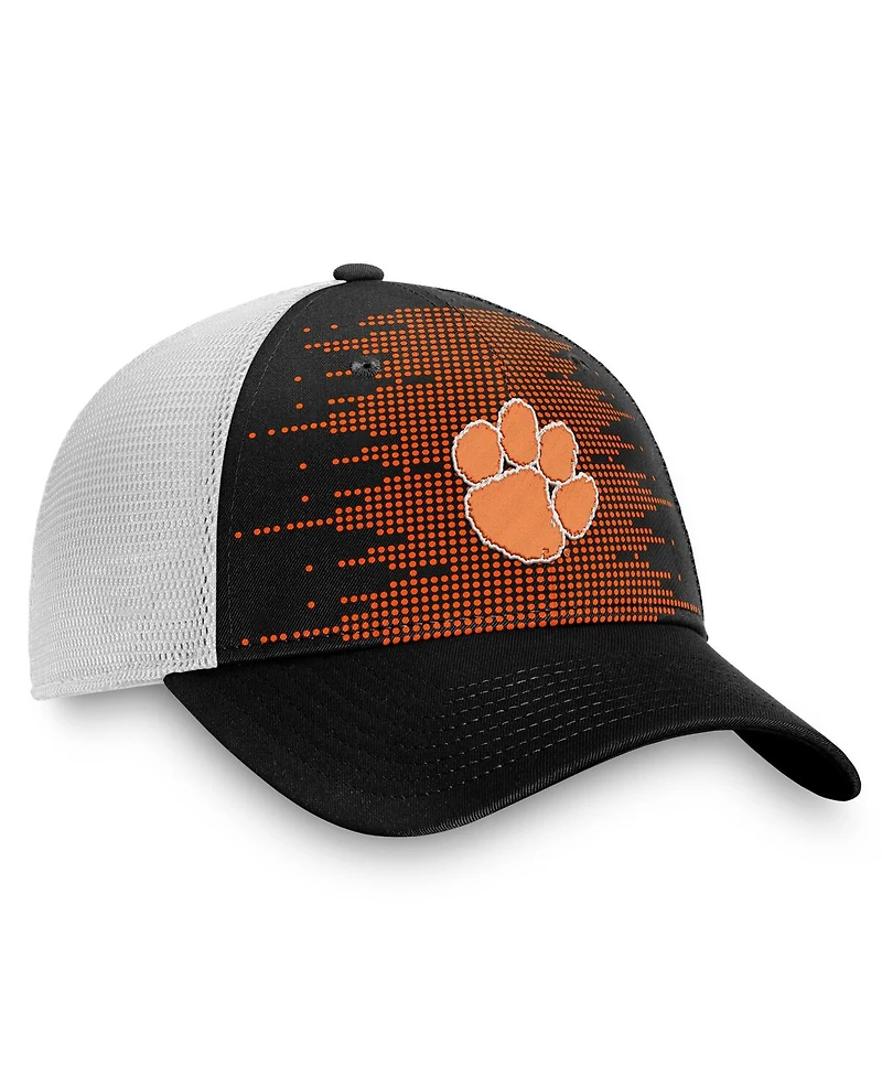 Top of the World Big Boys and Girls Orange Clemson Tigers Crushed Mesh Back Adjustable Hat