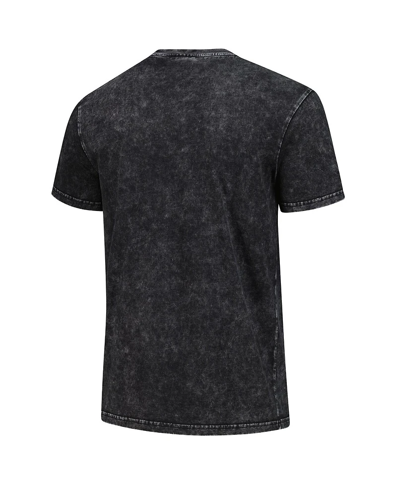 Lids Men's  Black Playboy Distressed Oversized Rabbit T-Shirt