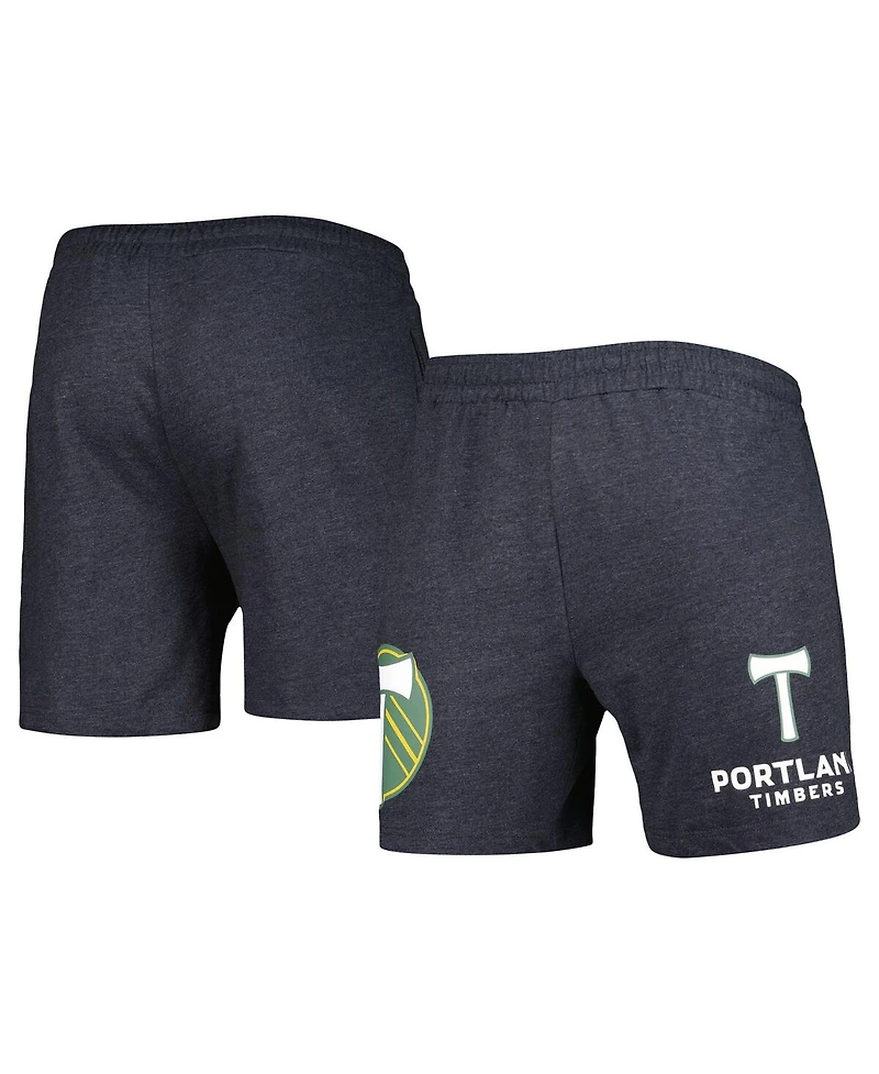 Concepts Sport Men's Charcoal Portland Timbers Multi-Logo Shorts