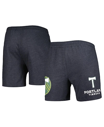 Concepts Sport Men's Charcoal Portland Timbers Multi-Logo Shorts