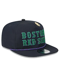New Era Men's Navy Boston Red Sox 2025 Big League Chew Golfer Snapback Hat