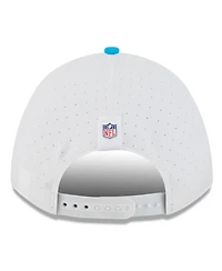 New Era Men's White/Blue Carolina Panthers 2025 Nfl Training Camp A-Frame 9FORTY Adjustable Hat