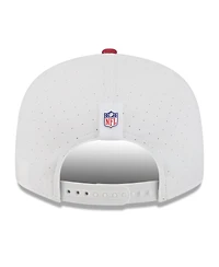 New Era Men's White/Cardinal Arizona Cardinals 2025 Nfl Training Camp Split Panel 9FIFTY Snapback Hat