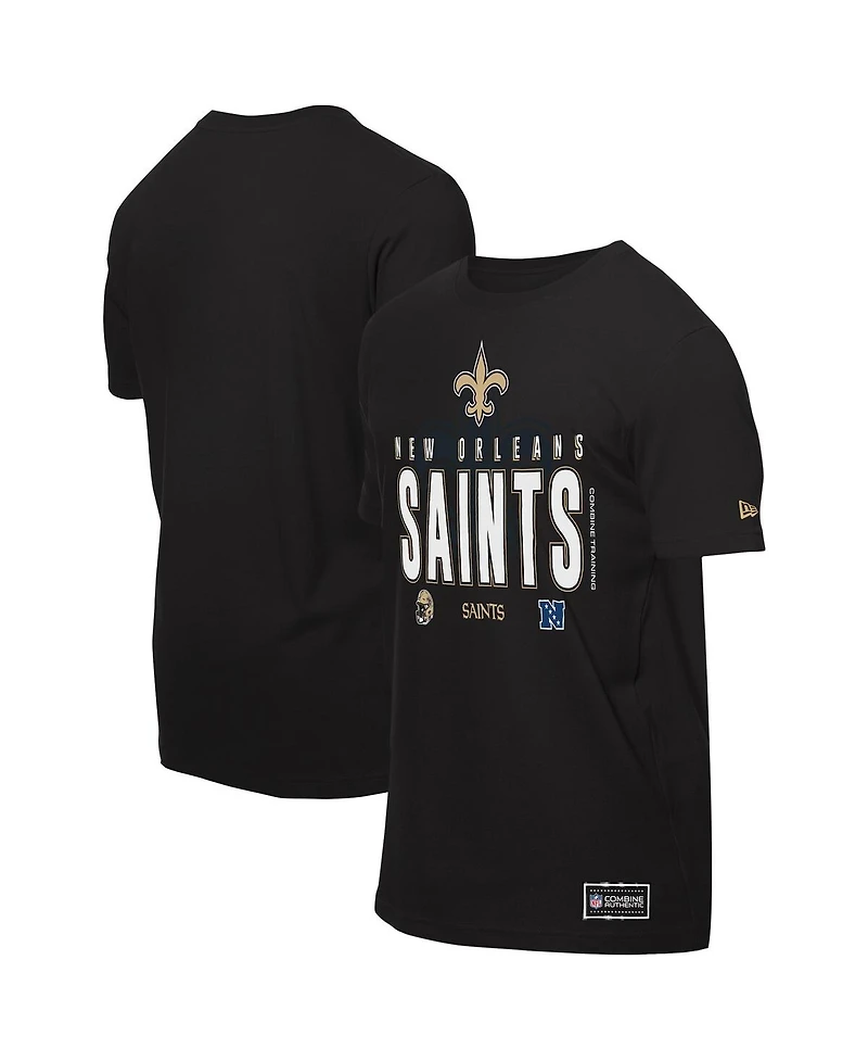 New Era Men's Black Orleans Saints 2025 Nfl Training Camp T-Shirt