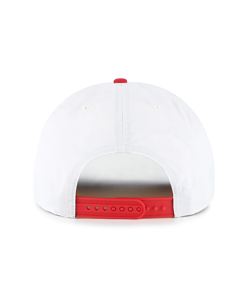 '47 Brand Men's White/Red Chicago Bulls Tribute Two-Tone Hitch Adjustable Hat