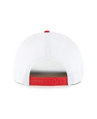 '47 Brand Men's White/Red Chicago Bulls Tribute Two-Tone Hitch Adjustable Hat