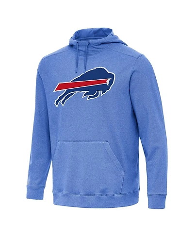 Antigua Men's Heather Royal Buffalo Bills Cloud Pullover Hoodie