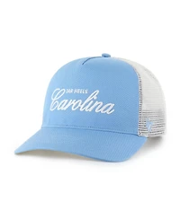 '47 Brand Men's and Women's Light Blue North Carolina Tar Heels Contemporary Basics Foundation Trucker Hitch Adjustable Hat